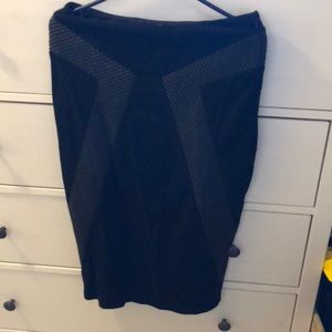 Black pencil skirt